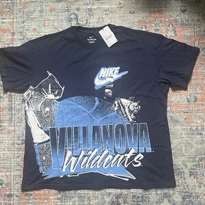 NWT: Nike Villanova Wildcats Graphic Tee - Navy Blue